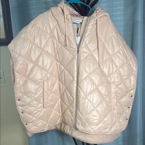 Calvin Klein Women's Cream Quilted Jacket